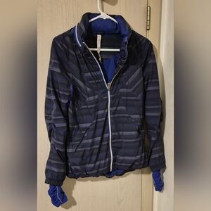 lululemon athletica Blue and Black Jacket